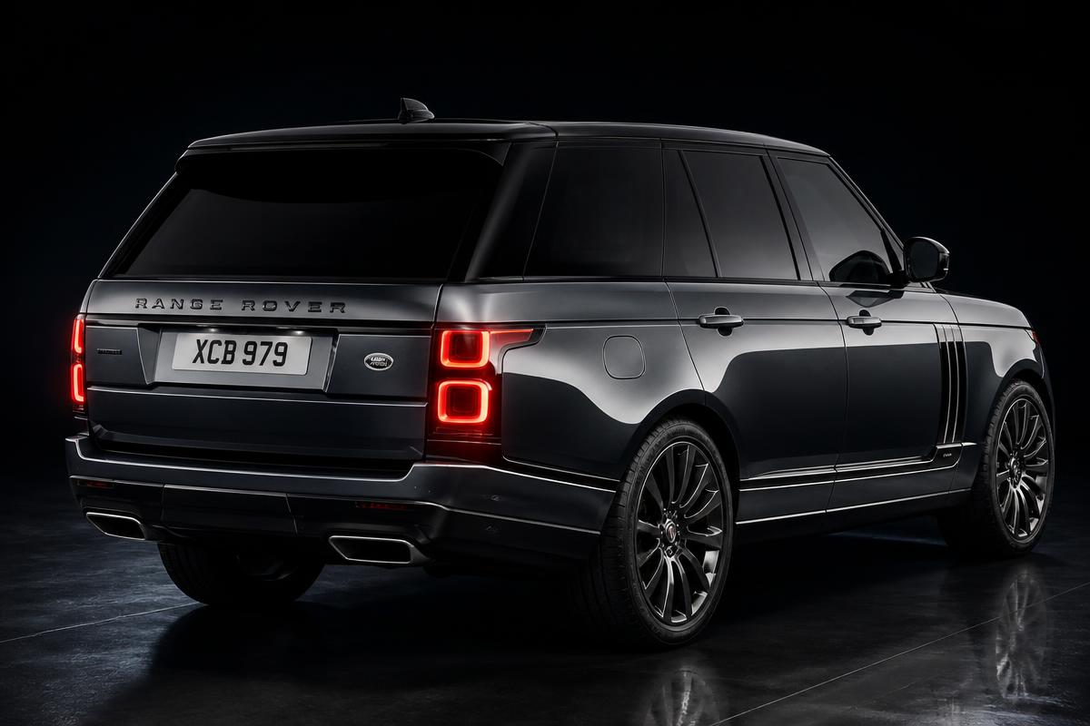 Luxury SUV with dark tinted windows